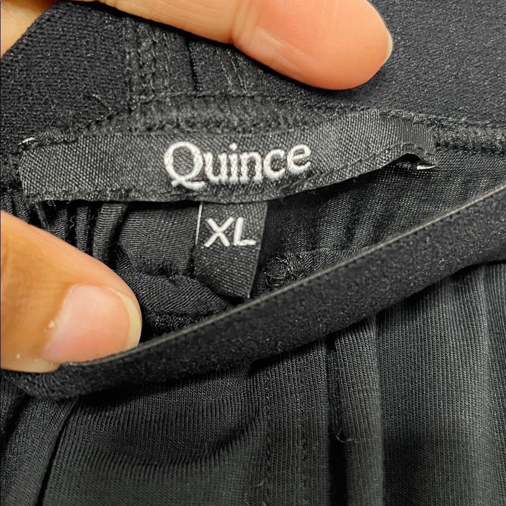 NWT QUINCE Black Pajama Pants Sz XL - Picture 4 of 8